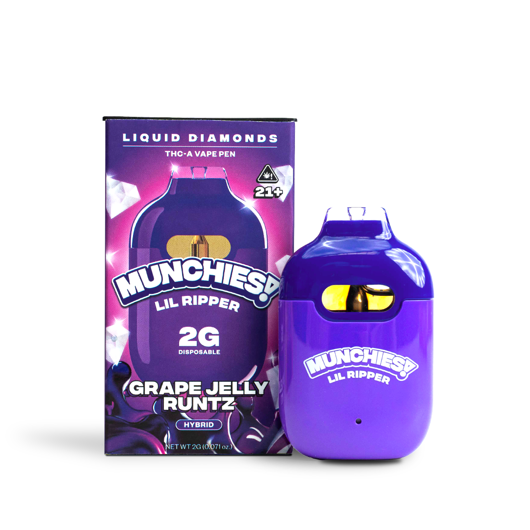 Grape Jelly Runtz | 2G Liquid Diamond THCA | Hybrid